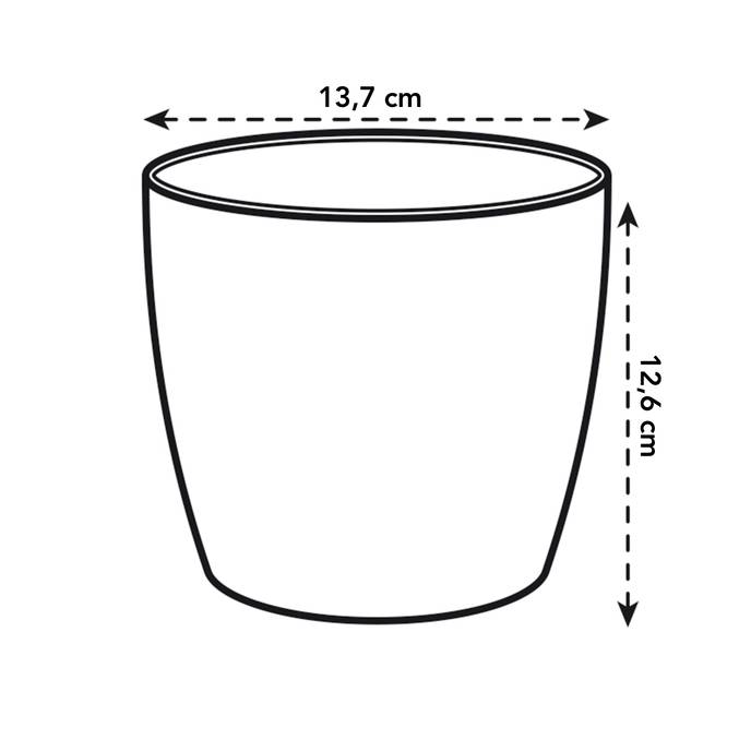 brussels diamond rond 14cm lovely rouge